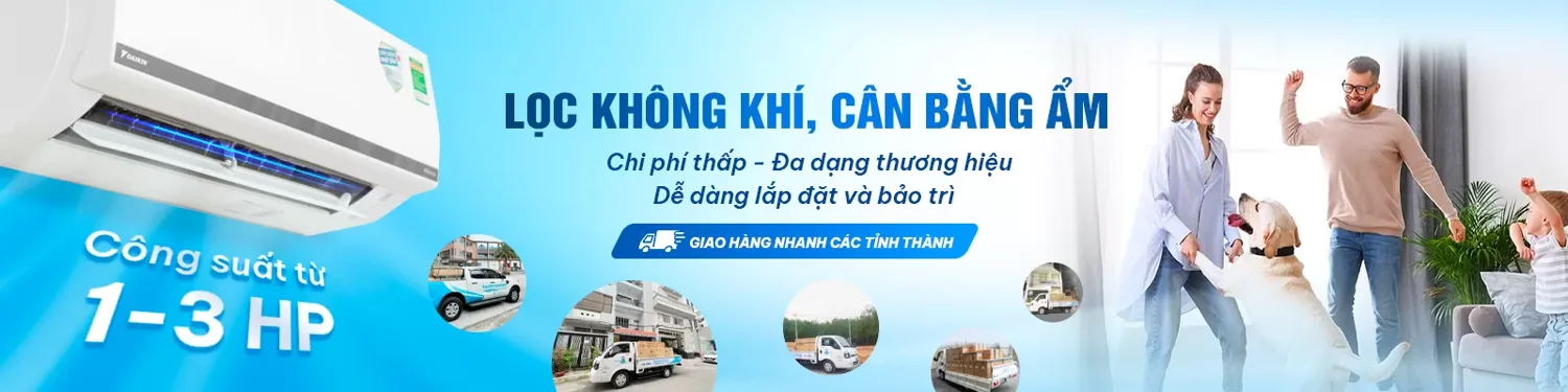 Ưu điểm của máy lạnh treo tường, lắp đặt miễn phí