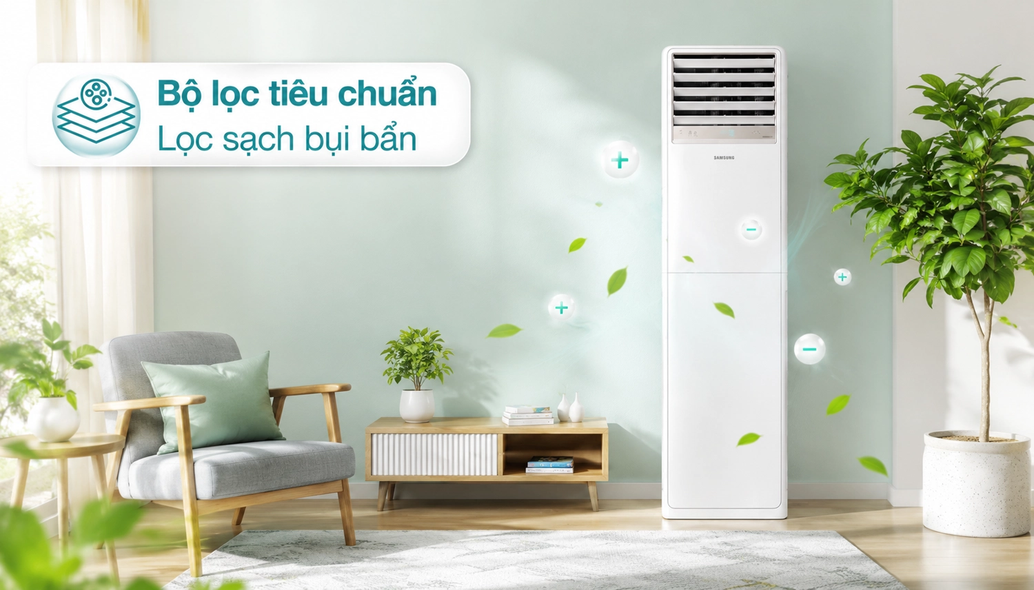 Máy lạnh tủ đứng Samsung Inverter 3 HP AC030BNPDKC/TC