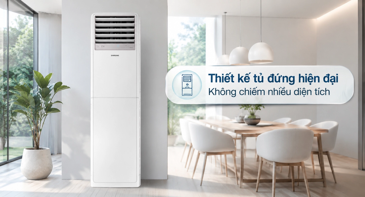 Máy lạnh tủ đứng Samsung Inverter 3 HP AC030BNPDKC/TC