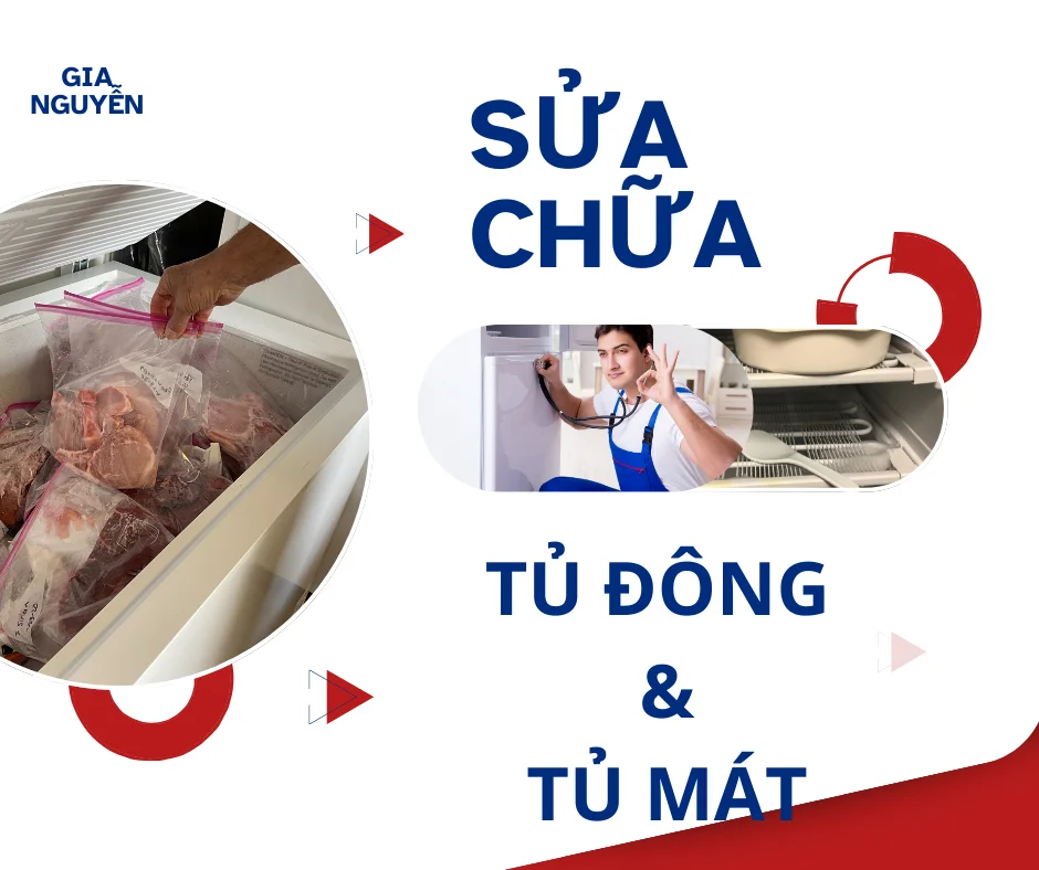 Sửa chữa tủ mát và tủ đông của công ty Gia Nguyễn