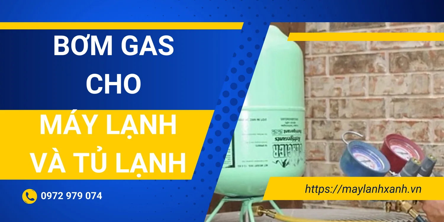 Bơm gas cho máy lạnh và tủ lạnh