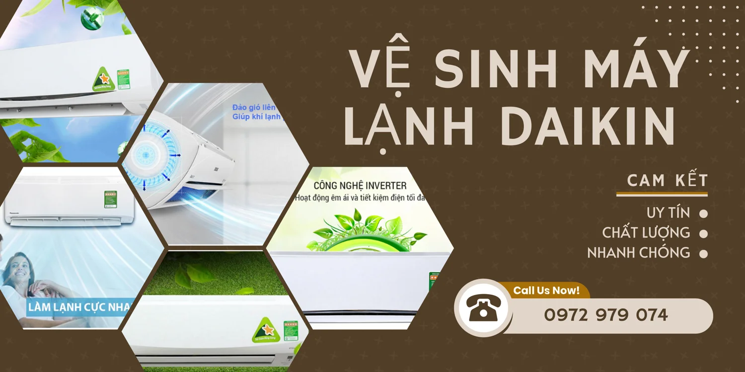 Dịch vụ vệ sinh máy lạnh Daikin