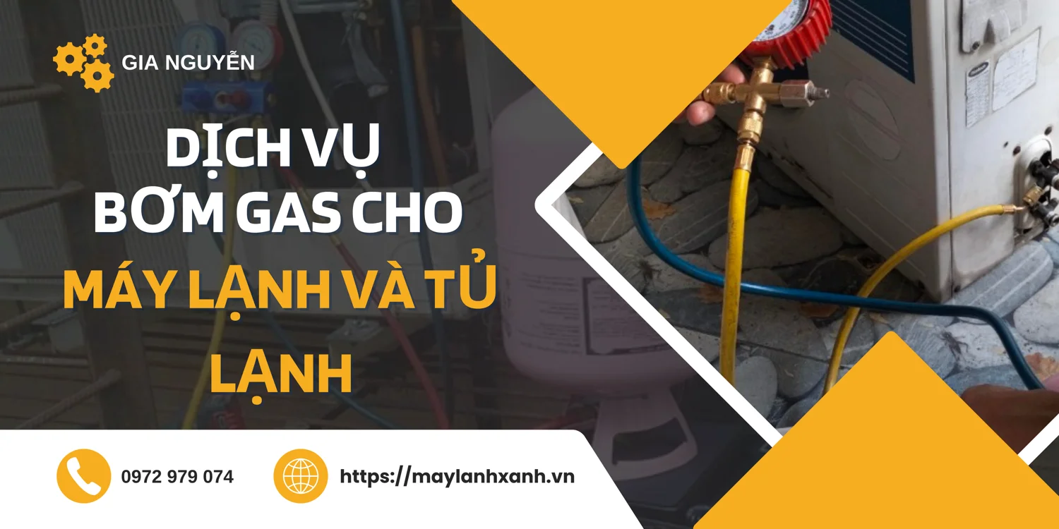 Bơm gas cho máy lạnh và tủ lạnh