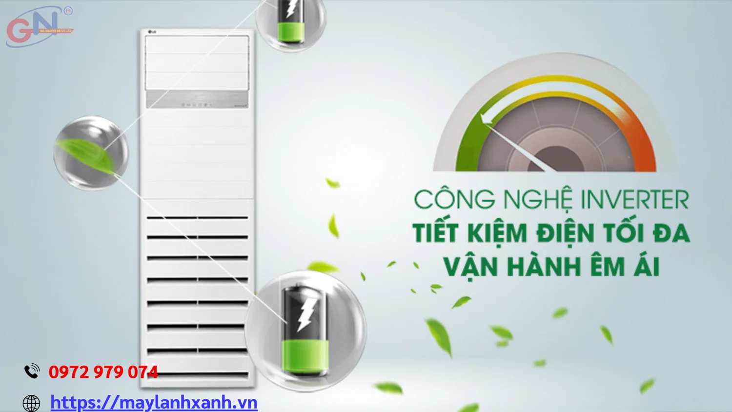 Máy lạnh tủ đứng tiết kiệm điện