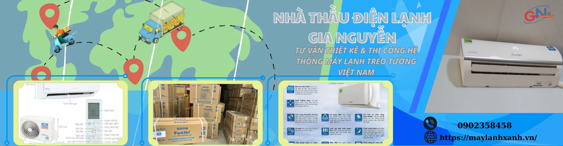 Banner Máy lạnh treo tường