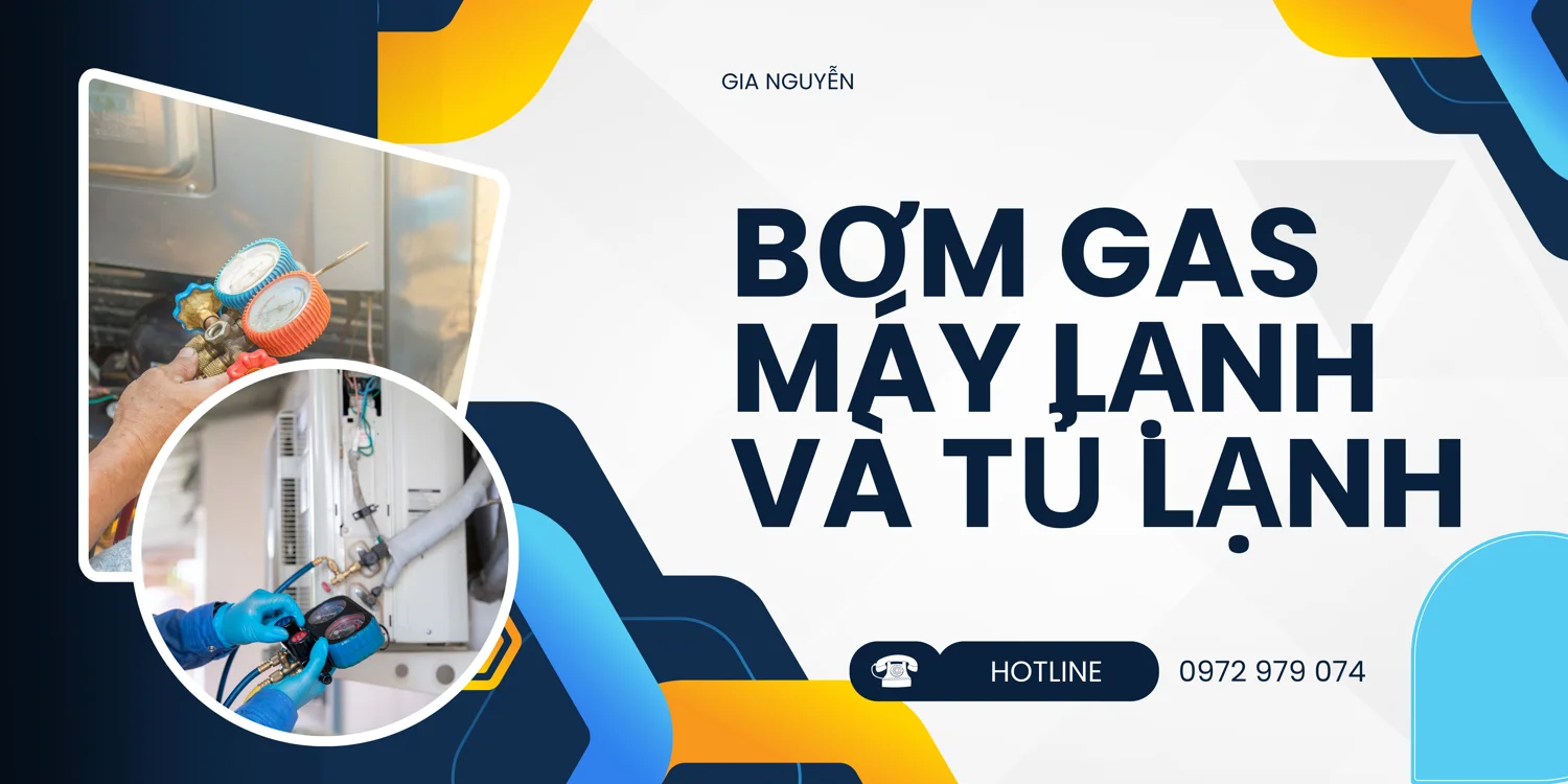 Bơm gas cho máy lạnh và tủ lạnh