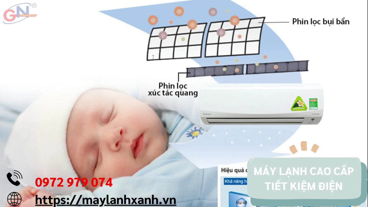 Máy lạnh cao cấp giúp tiết kiệm điện và bảo vệ sức khỏe gia đình bạn với công nghệ inverter