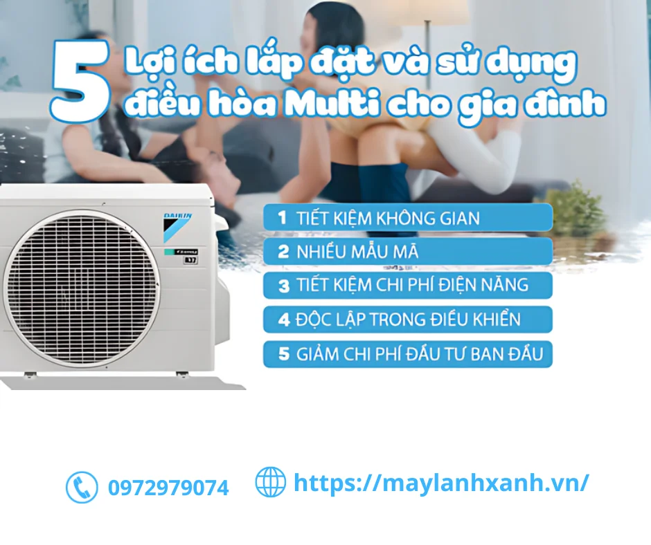 Dịch vụ thi công -Lắp đặt máy lạnh MULTI công ty Gia Nguyễn