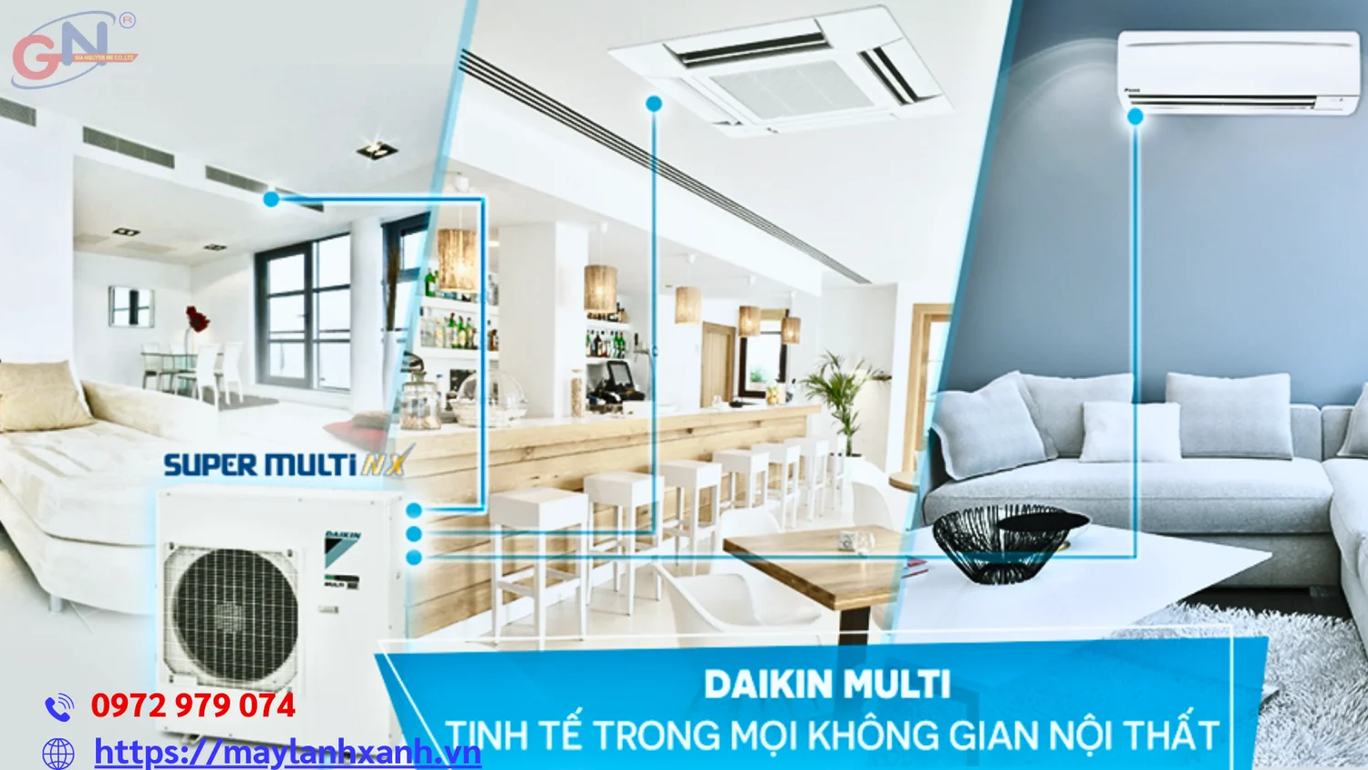 Máy lạnh Multi inverter với tính năng tiết kiệm điện hiệu quả