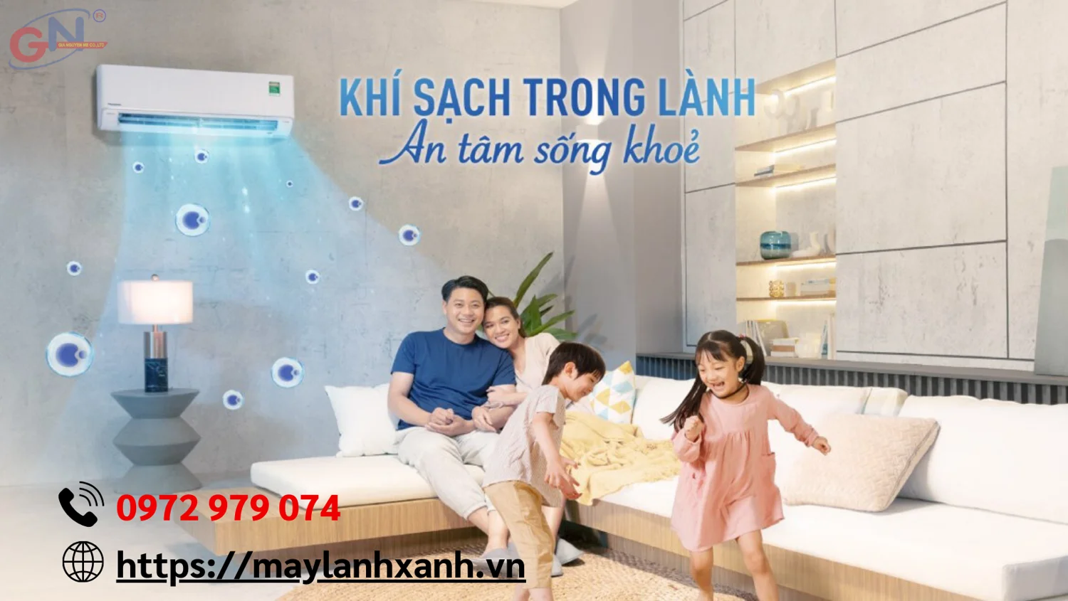 Máy lạnh Panasonic với công nghệ inverter giúp bảo vệ sức khỏe của gia đình bạn