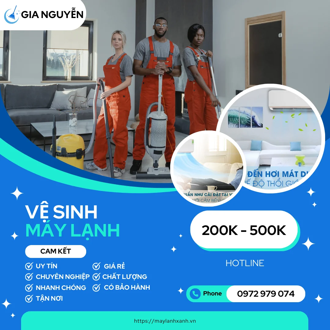 Dịch vụ vệ sinh máy lạnh của công ty Gia Nguyễn