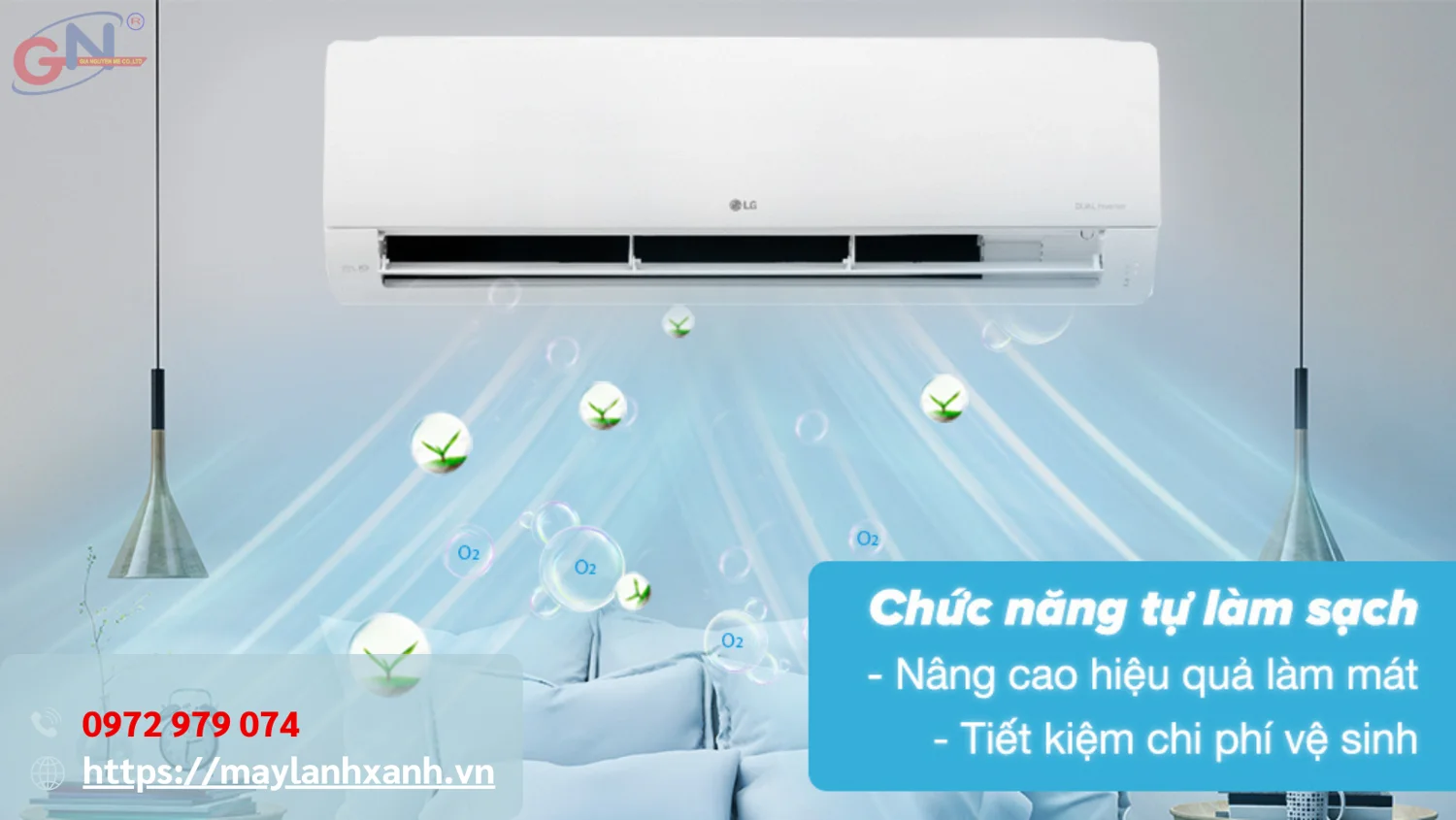 Máy lạnh LG với công nghệ hiện đại