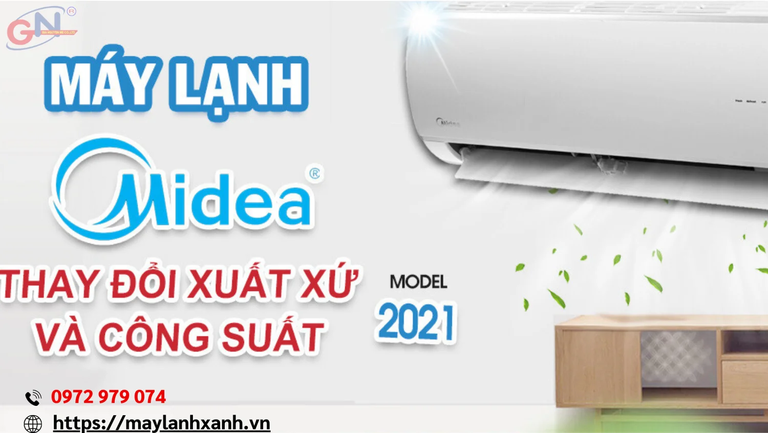 Máy Lạnh Midea với công nghệ inverter tiết kiệm điện 