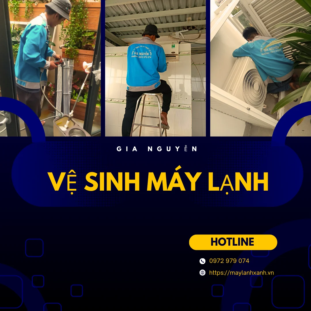 Dịch vụ vệ sinh máy lạnh của công ty Gia Nguyễn