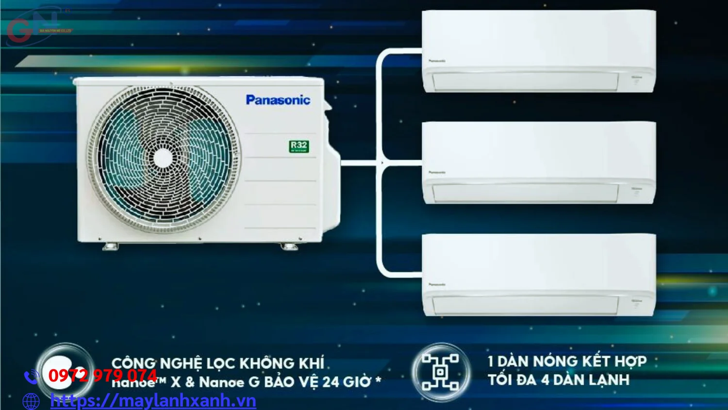 Máy lạnh Multi inverter với tính năng tiết kiệm điện hiệu quả