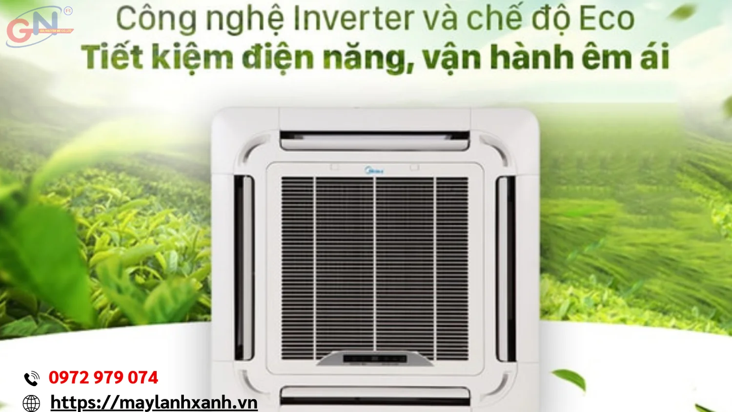 Máy Lạnh Midea với công nghệ inverter tiết kiệm điện 