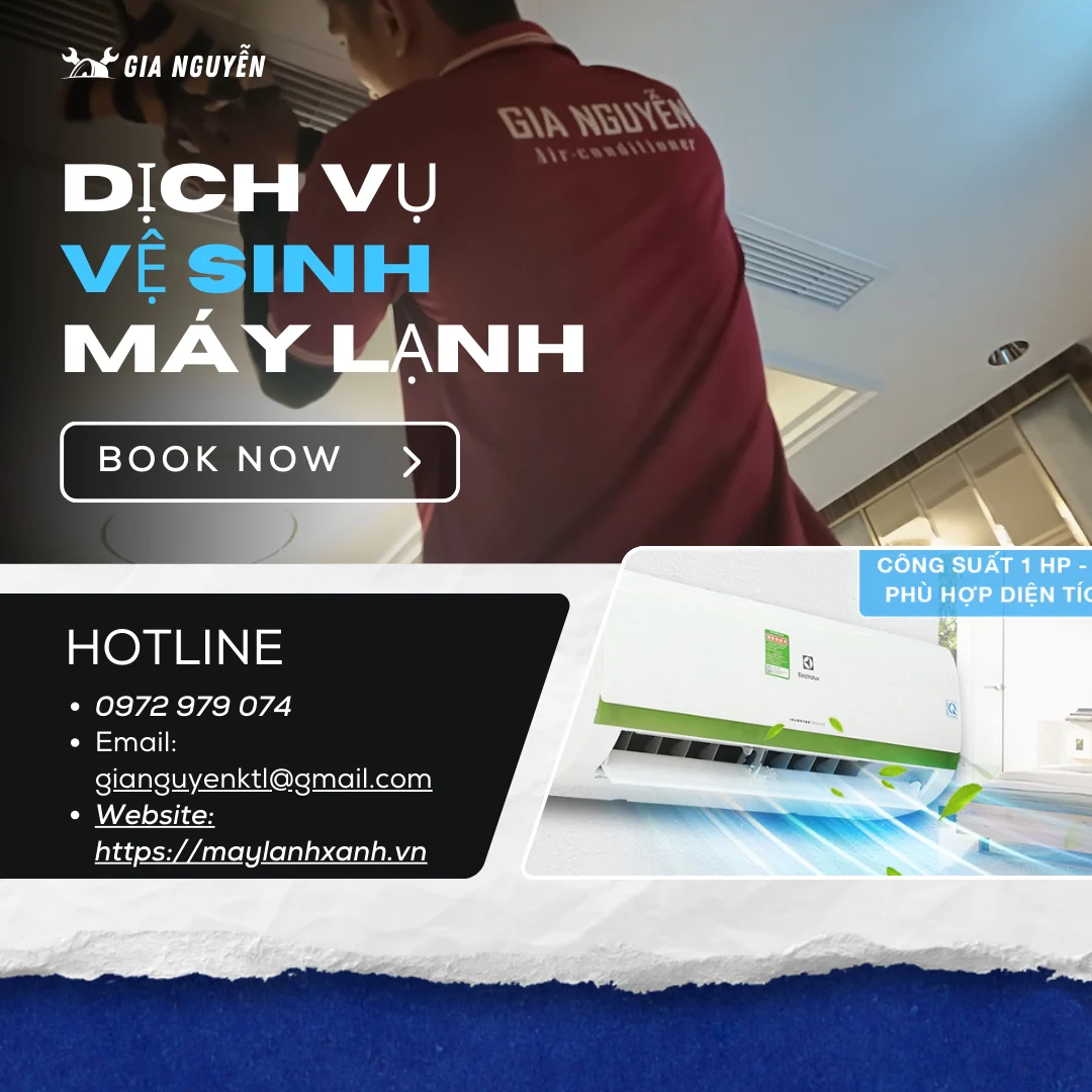 Dịch vụ vệ sinh máy lạnh của công ty Gia Nguyễn