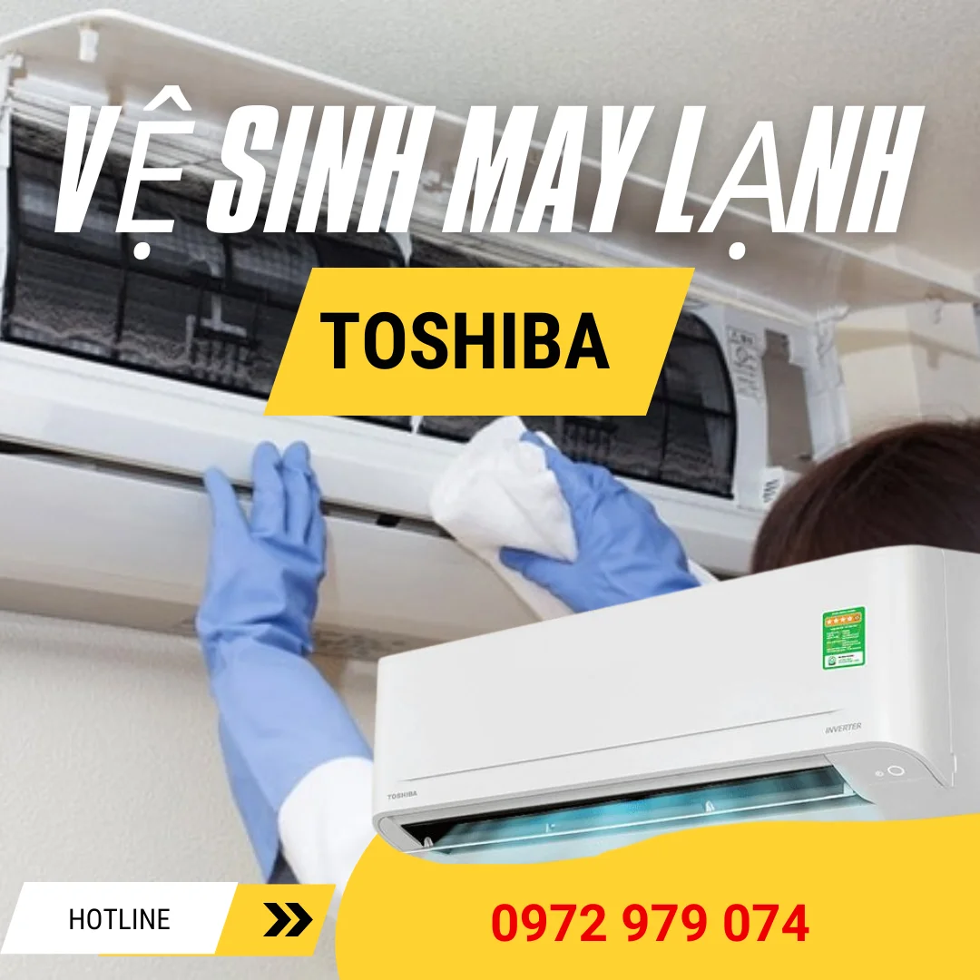 Dịch vụ vệ sinh máy lạnh Toshiba của công ty Gia Nguyễn