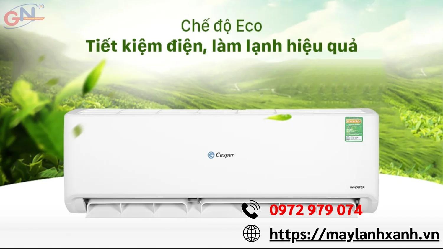 Máy lạnh casper giúp tiết kiệm điện
