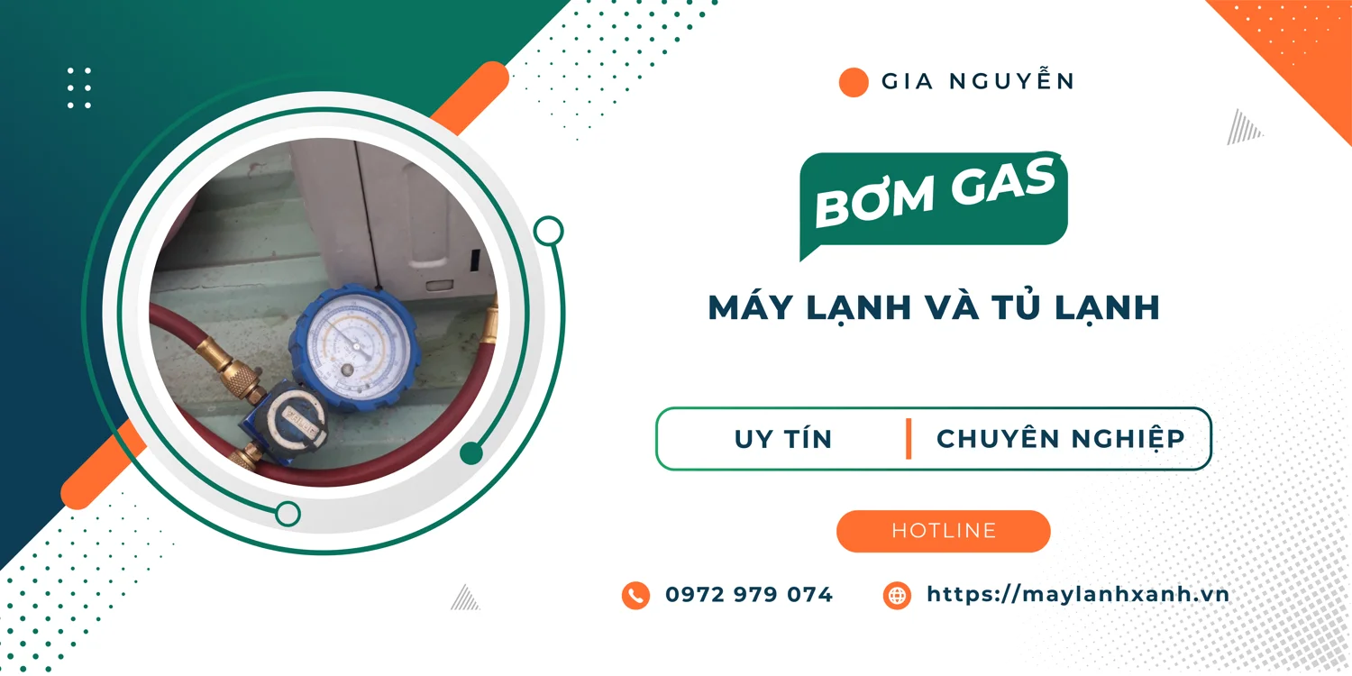 Bơm gas cho máy lạnh và tủ lạnh