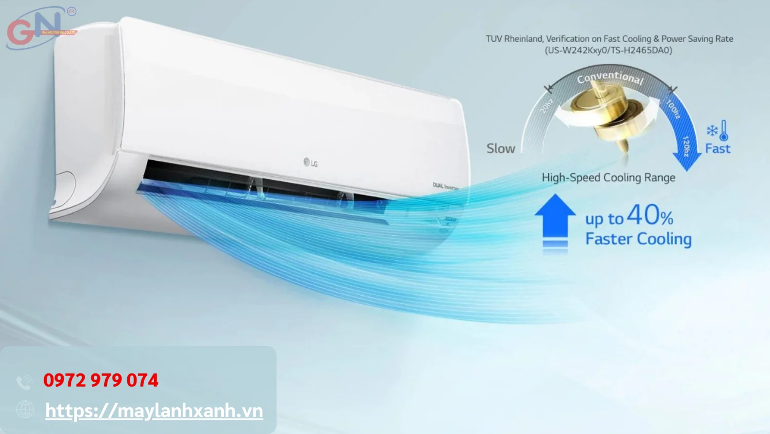 Máy lạnh LG với công nghệ hiện đại
