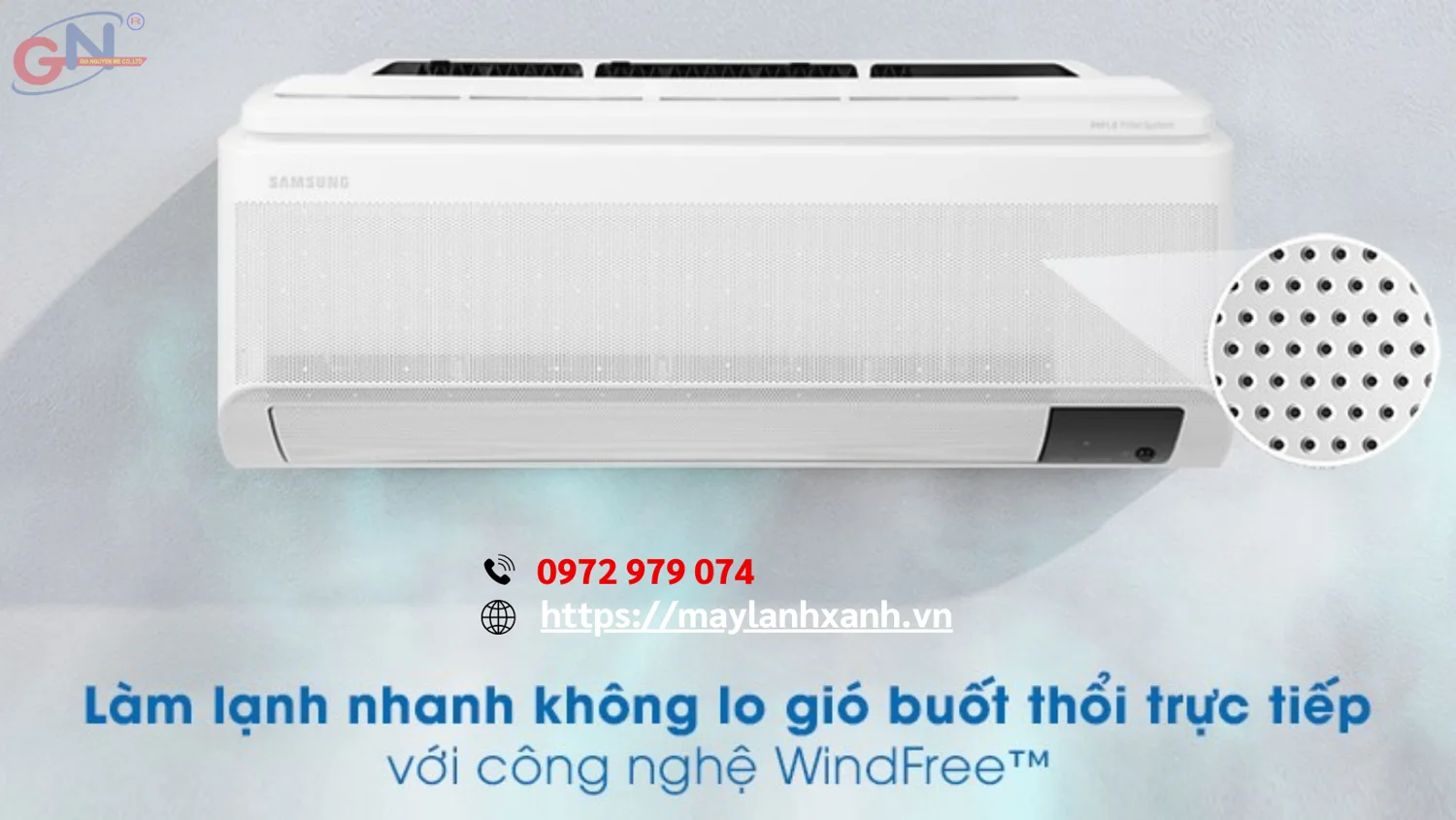 Máy lạnh SamSung có inverter lọc sạch không khí bảo vệ sức khỏe