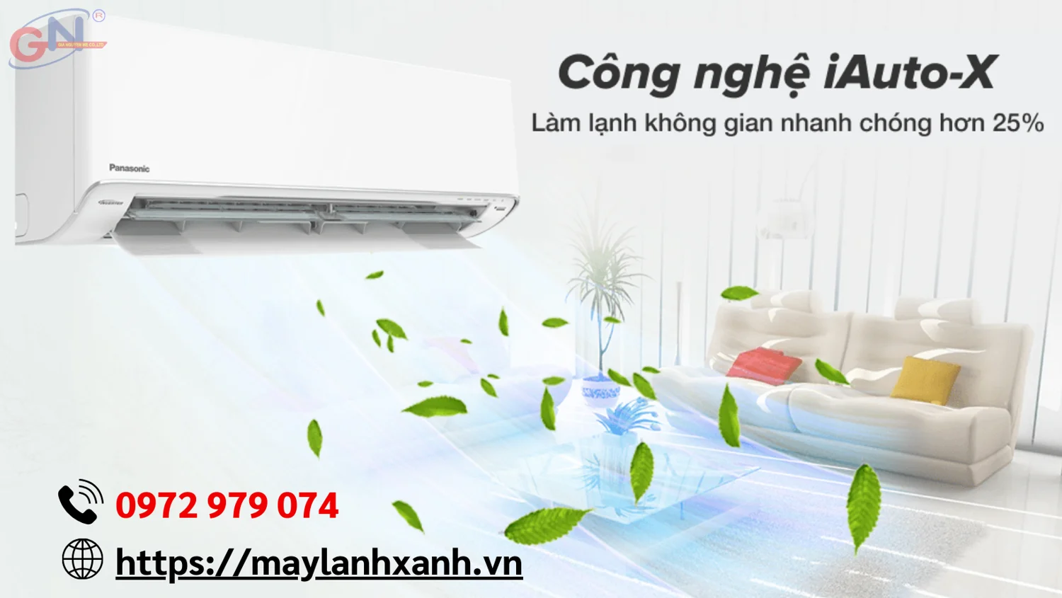 Máy lạnh Panasonic với công nghệ inverter giúp bảo vệ sức khỏe của gia đình bạn