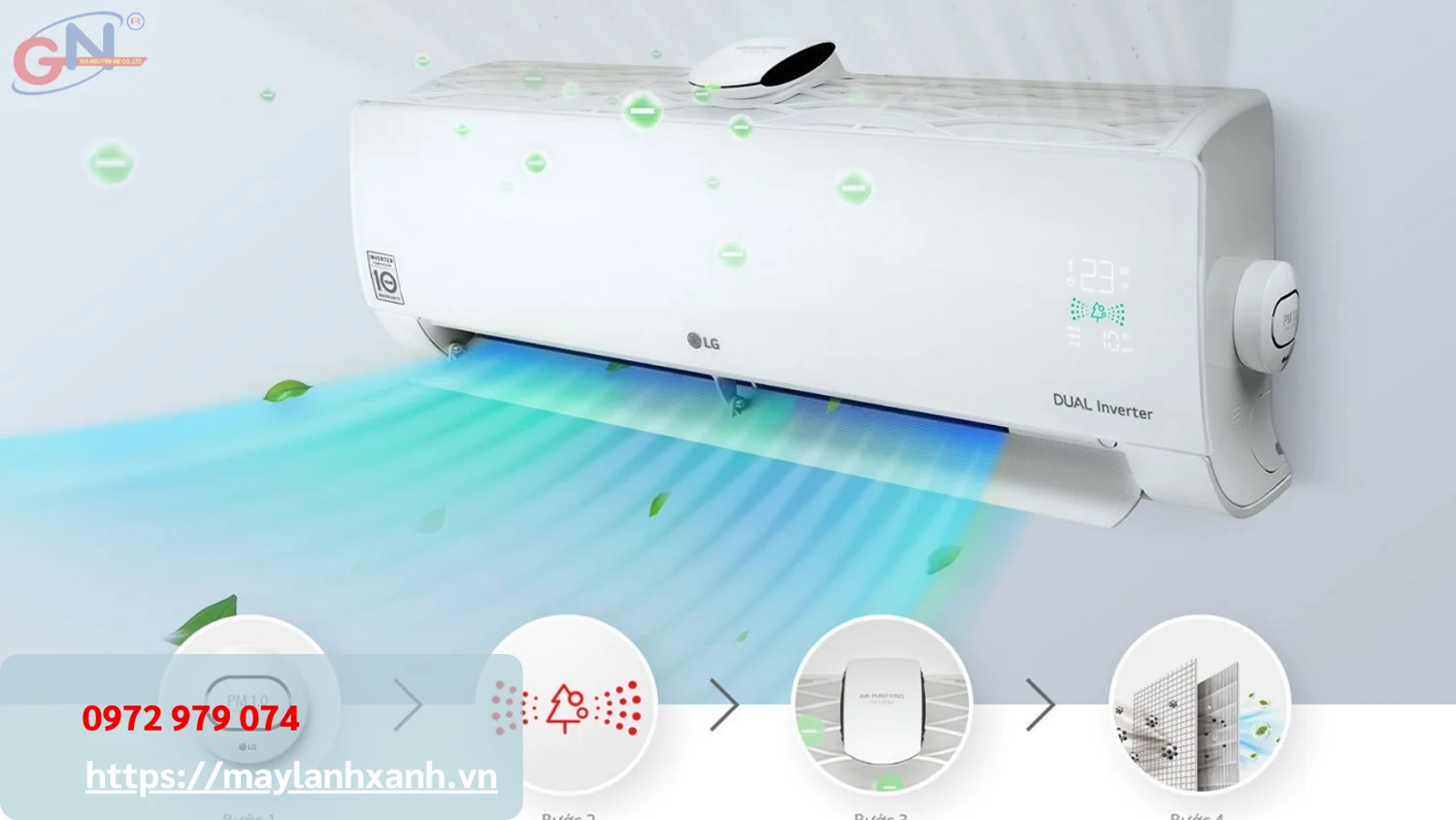 Máy lạnh LG với công nghệ hiện đại