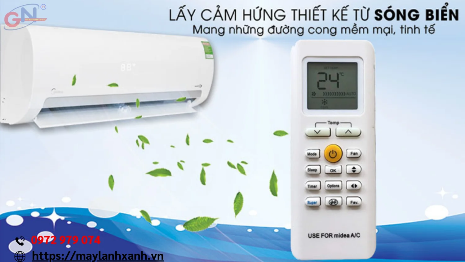 Máy Lạnh Midea với công nghệ inverter tiết kiệm điện 