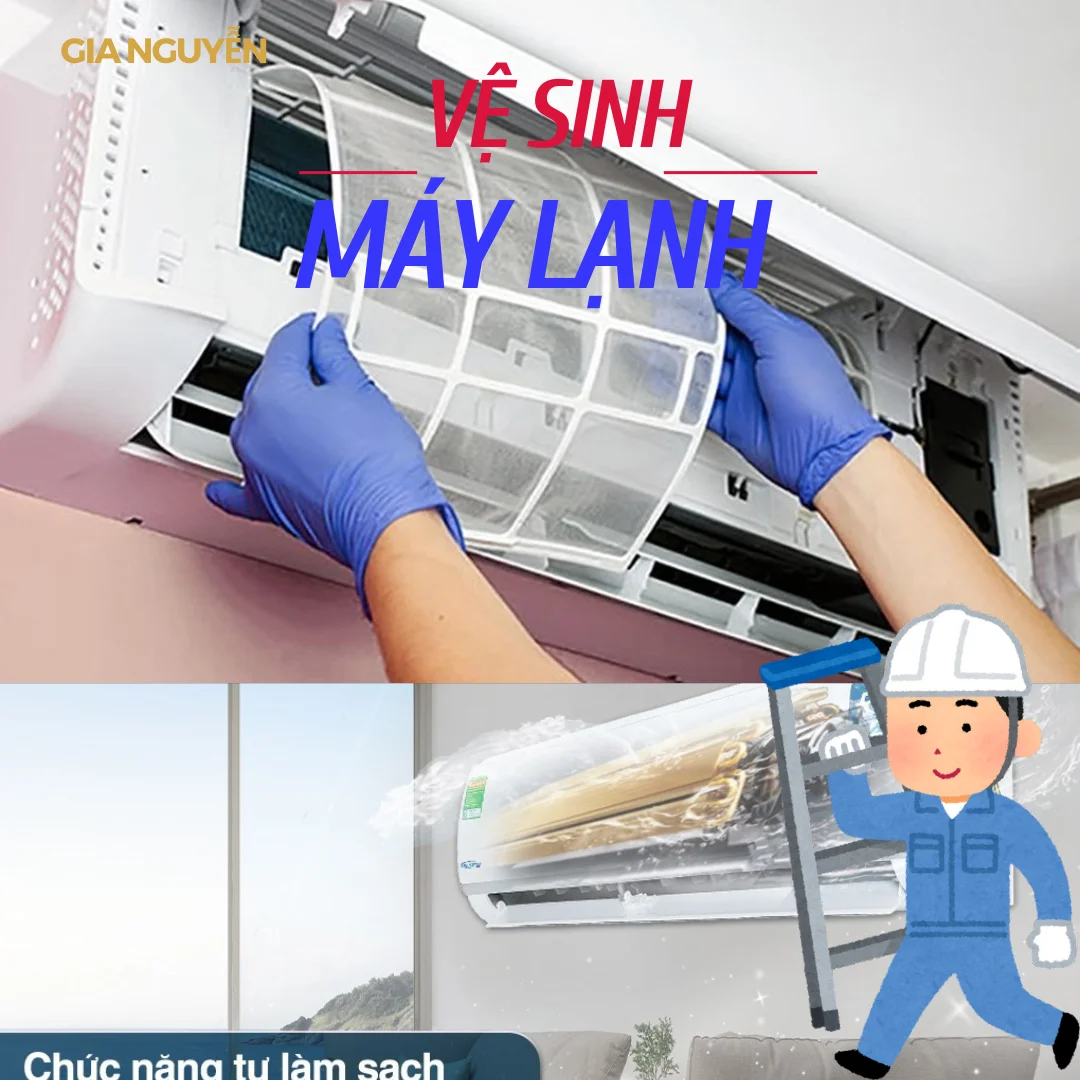 Dịch vụ vệ sinh máy lạnh của công ty Gia Nguyễn