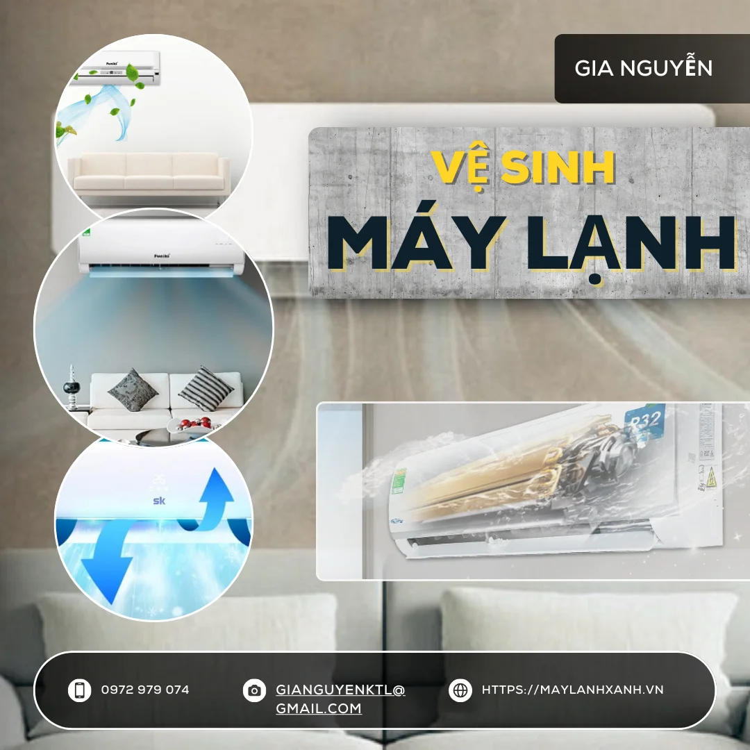 Dịch vụ vệ sinh máy lạnh của công ty Gia Nguyễn