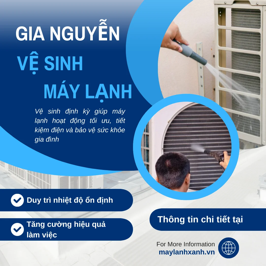 Blue And White Modern Air Conditioner Repair & Maintenance Services Instagram Post (2)