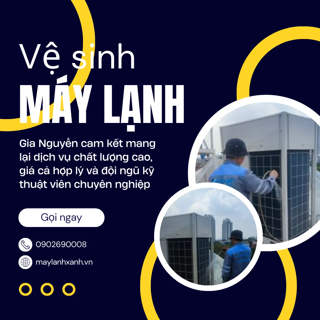 Hình mô tả dịch vụ vệ sinh máy lạnh Gia Nguyễn