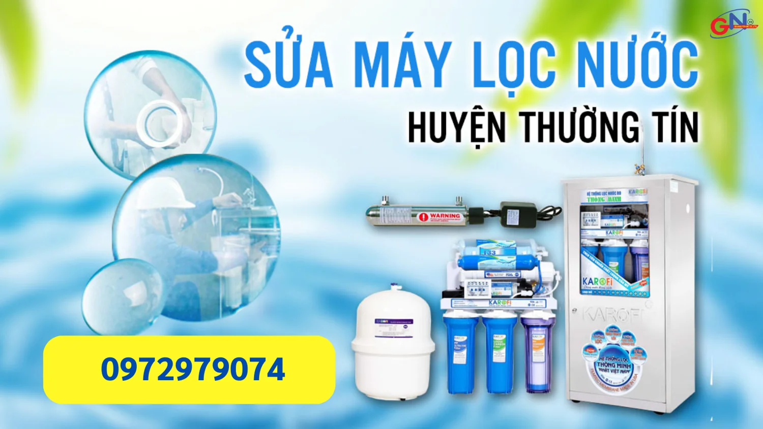 Sửa và thay bộ lọc máy lọc nước 24/7