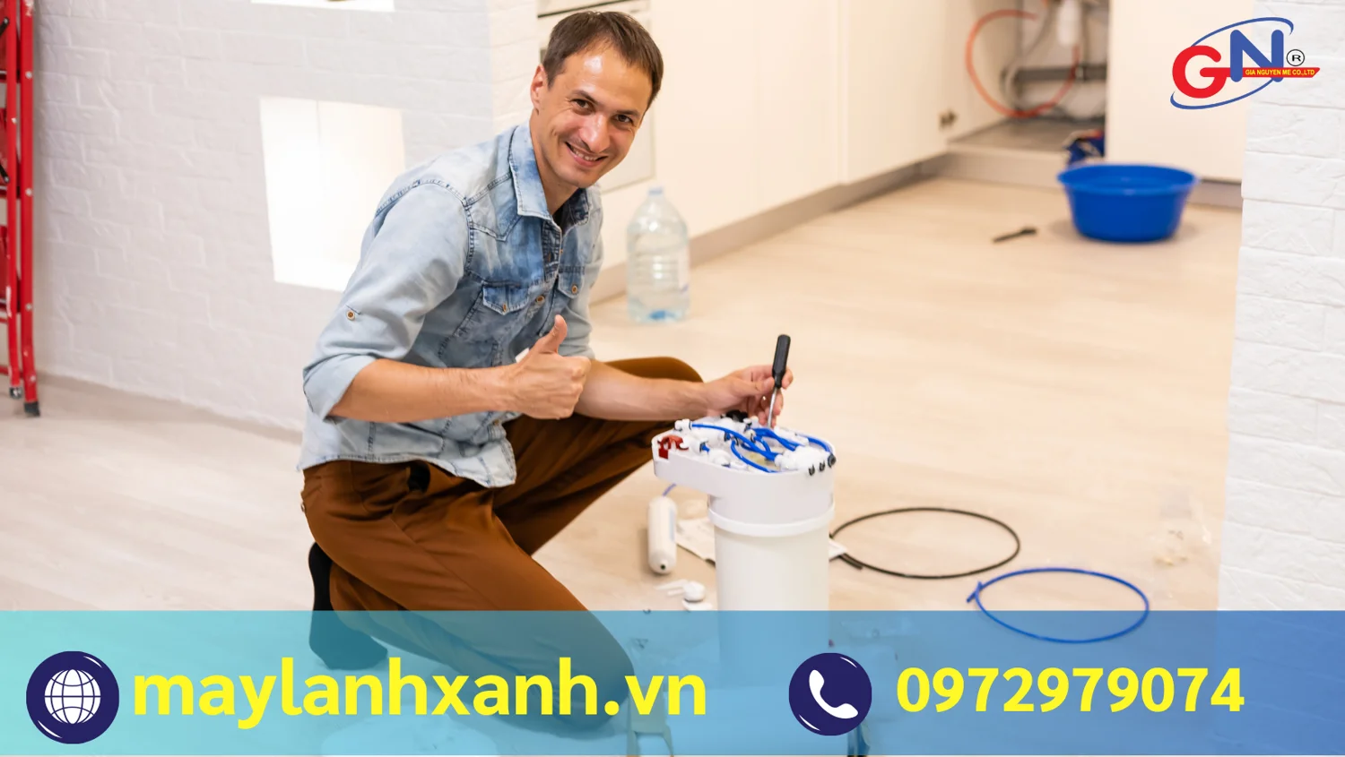 Sửa và thay bộ lọc máy lọc nước 24/7