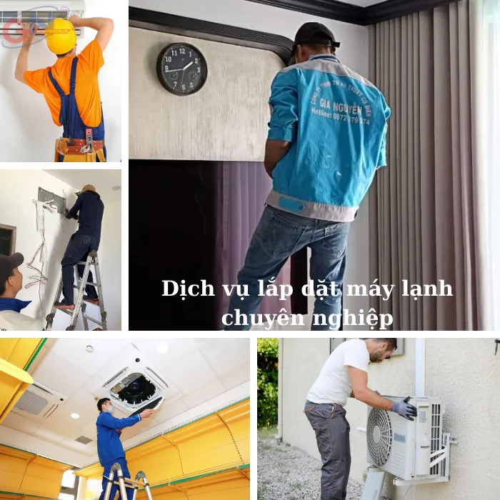 Dịch vụ lắp đặt máy lạnh chuyên nghiệp