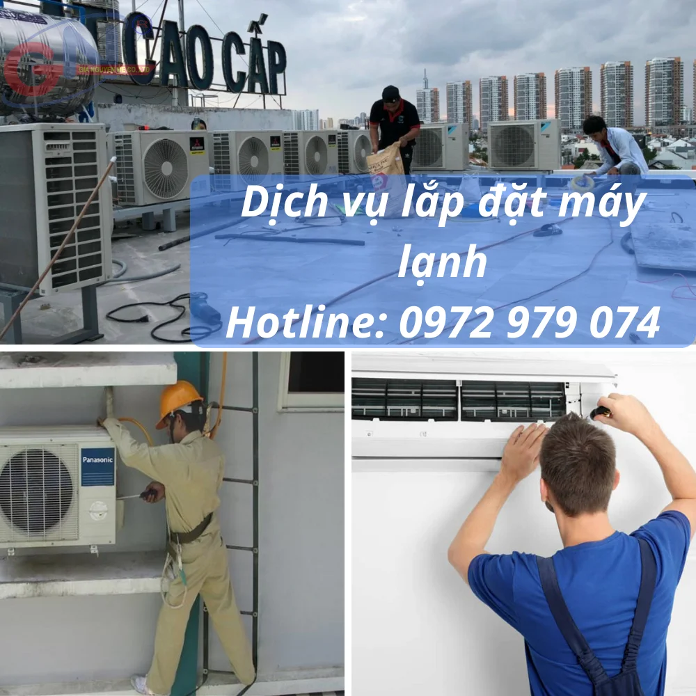 Dịch vụ lắp đặt máy lạnh uy tín với đội ngũ kĩ thuật cao