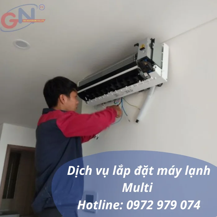 Dịch vụ lắp đặt máy lạnh Multi 