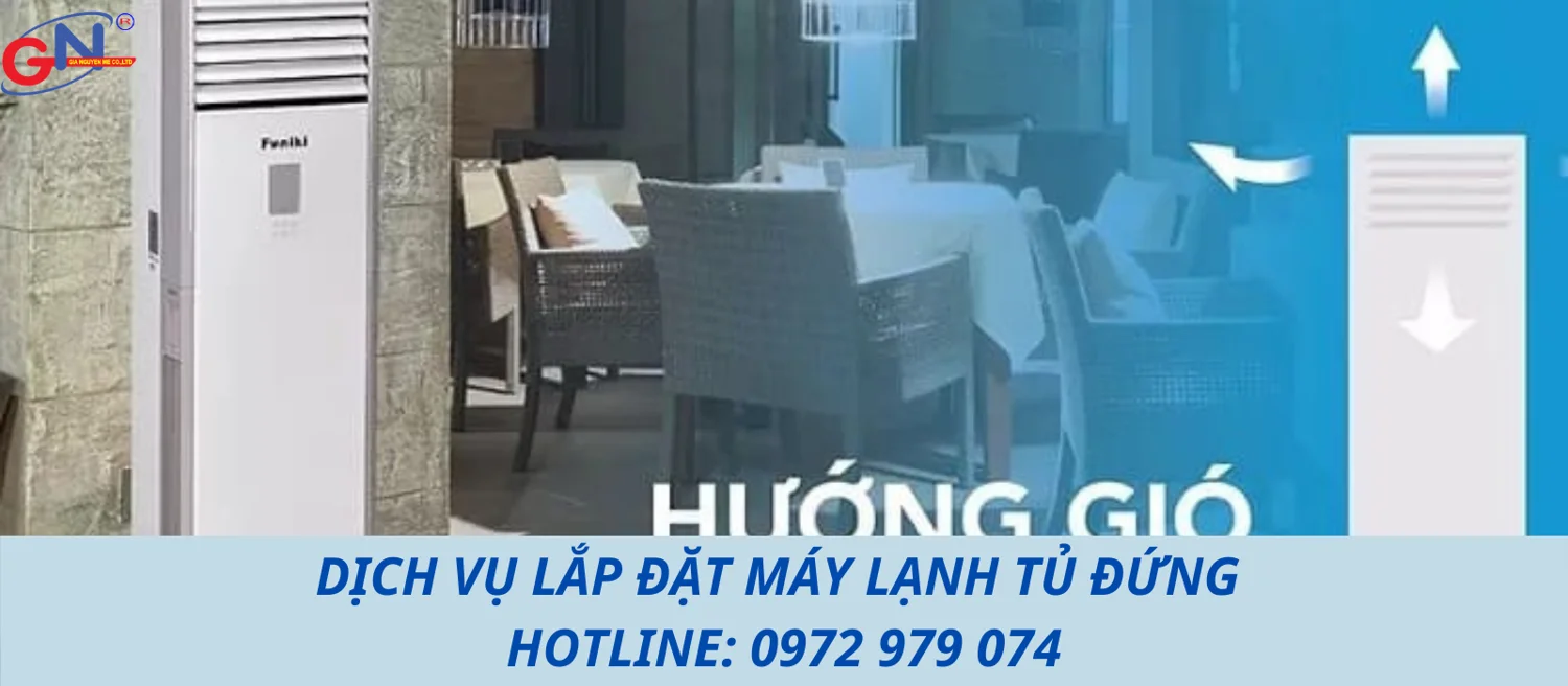 Máy lạnh tủ đứng công ty Gia Nguyễn