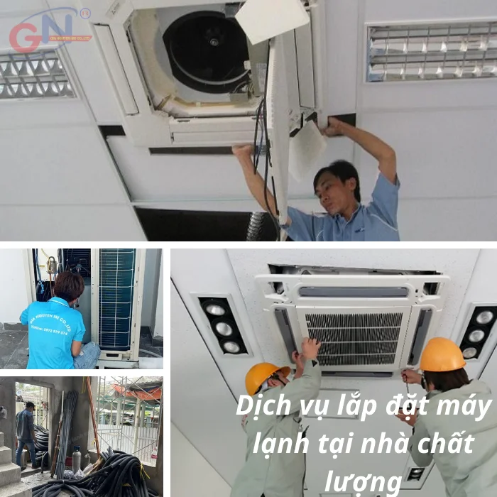 Dịch vụ lắp đặt máy lạnh tại nhà chất lượng