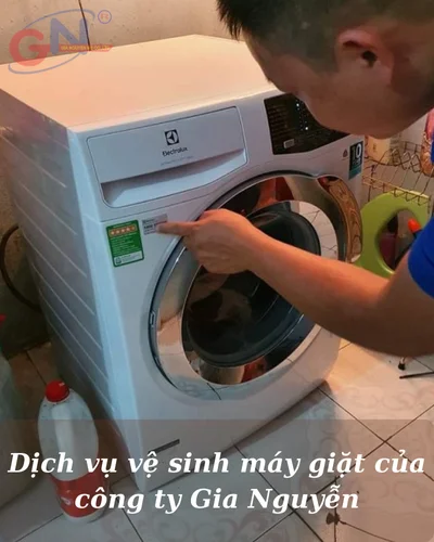 Dịch vụ vệ sinh máy giặt của công ty Gia Nguyễn