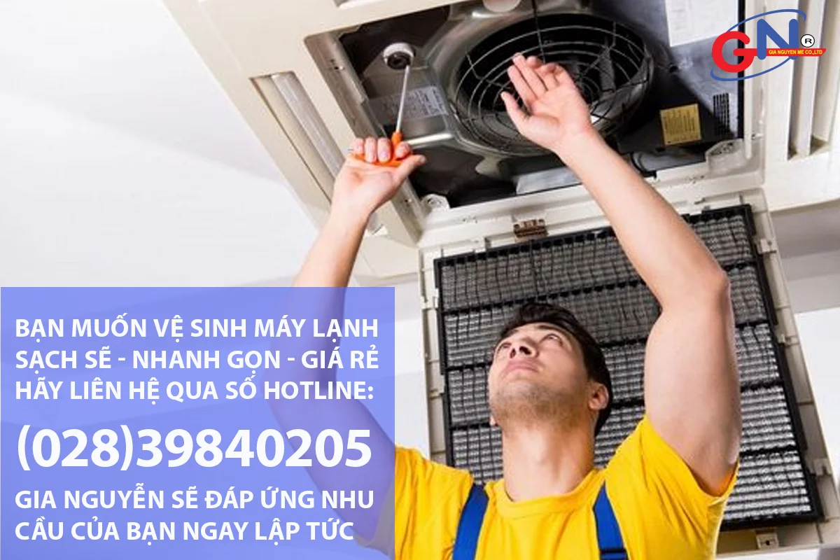 Dịch vụ vệ sinh máy lạnh tại nhà - điện máy Gia Nguyễn