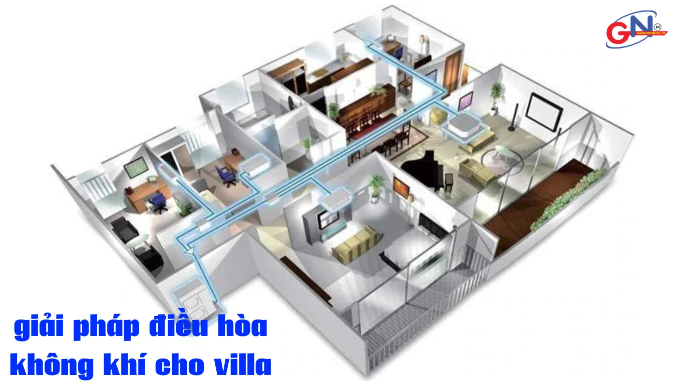 Giải pháp điều hòa không khí cho villa