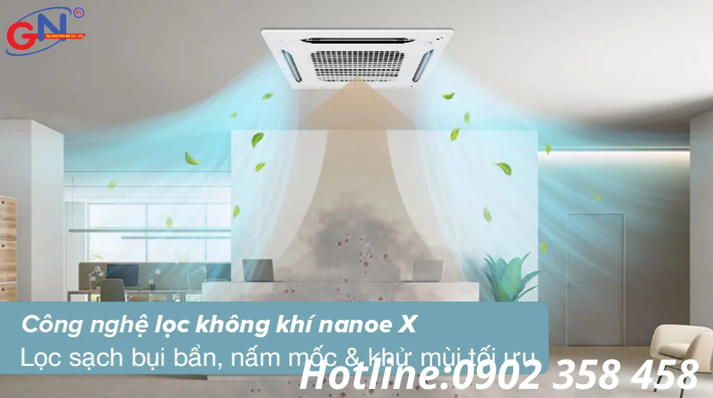 Ảnh máy lạnh âm trần lọc không khí