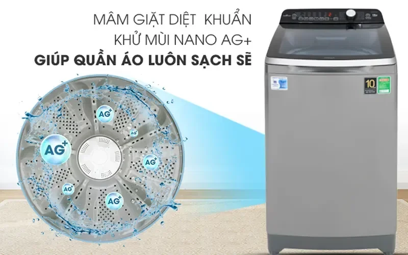 Máy giặt AQUA AQW-DR100ET_S-8
