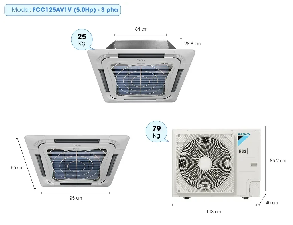 máy lạnh FFC125AV1V tại Maylanhxanh.vn