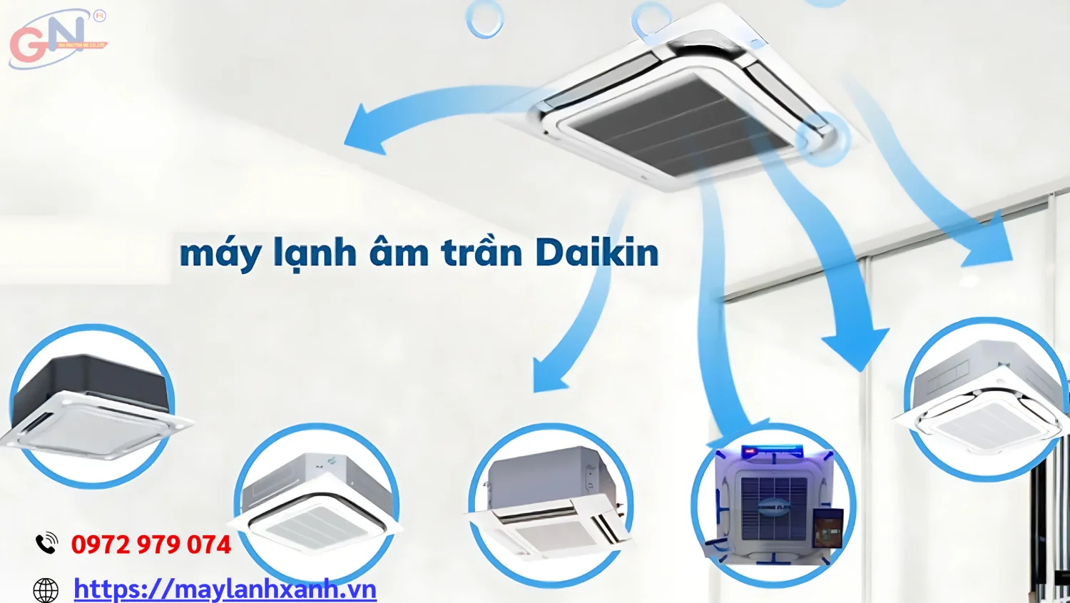 Máy lạnh âm trần lọc không khí