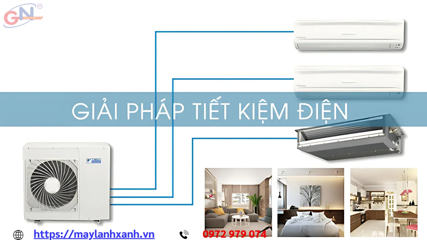 Máy lạnh Multi 1 dàn nóng 3 dàn lạnh