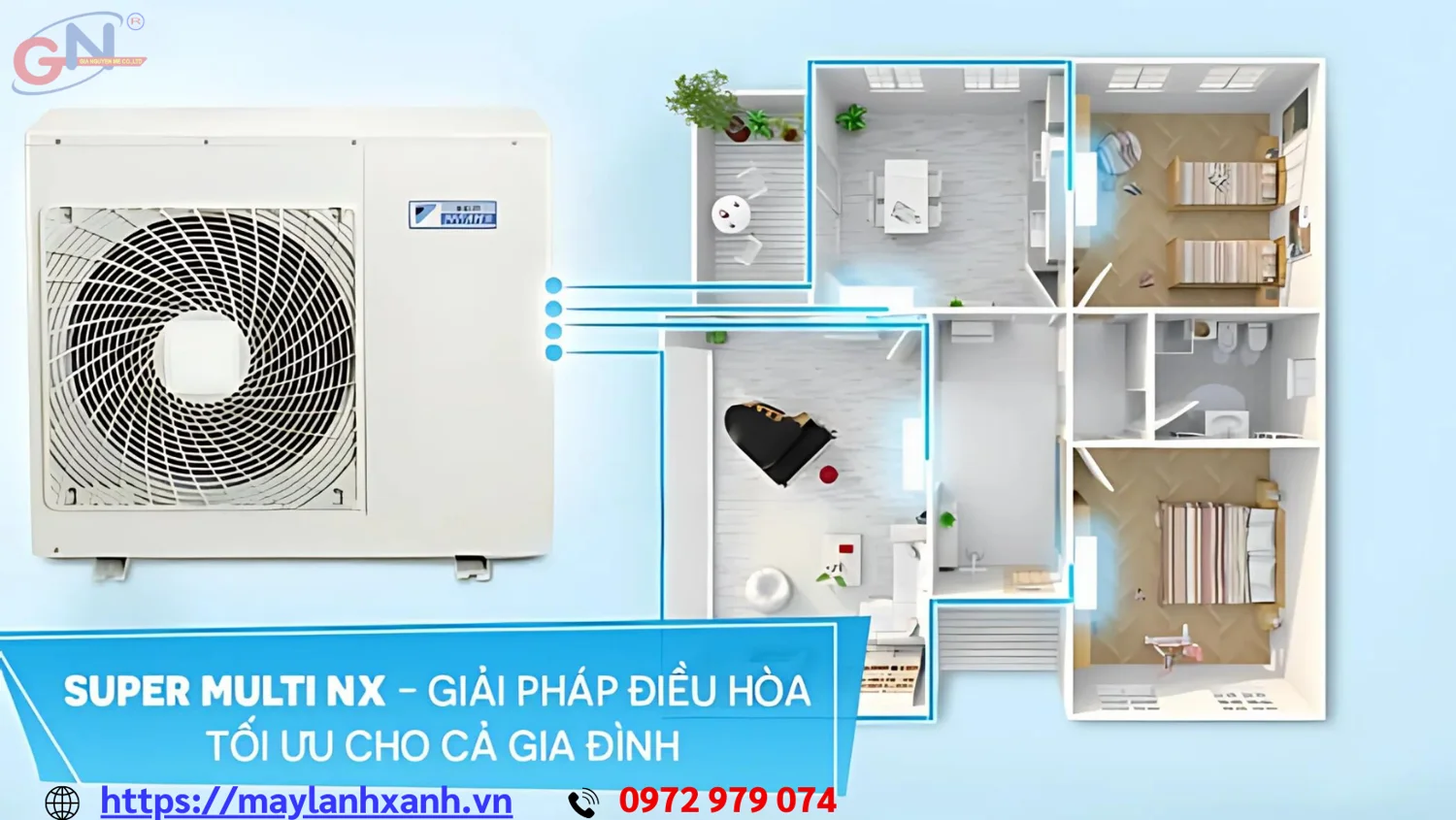  Lắp đặt máy lạnh Multi uy tín tại Gia Nguyễn