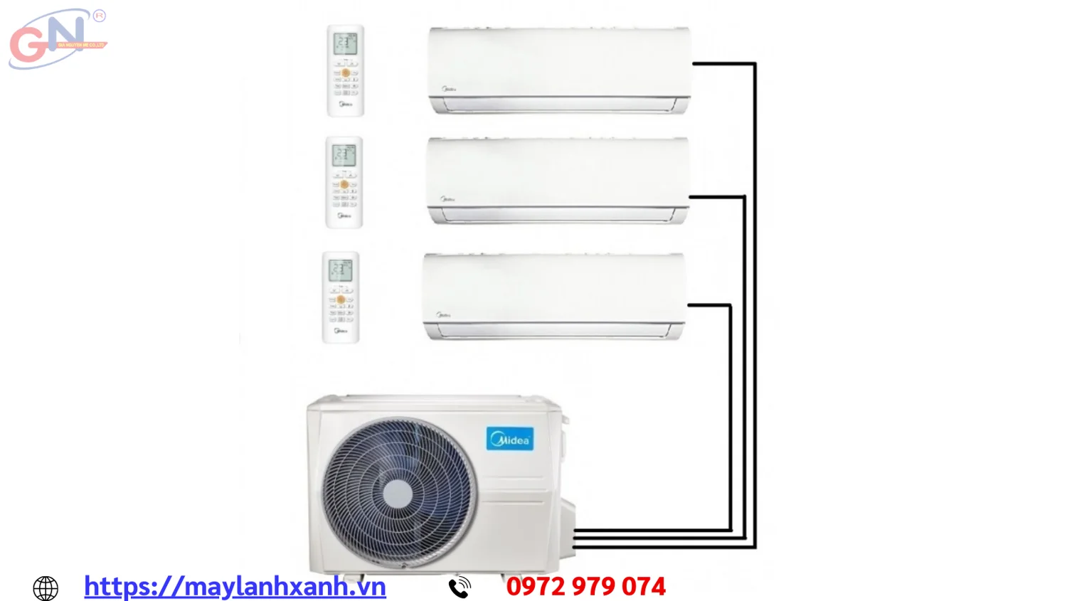 Máy lạnh multi Midea
